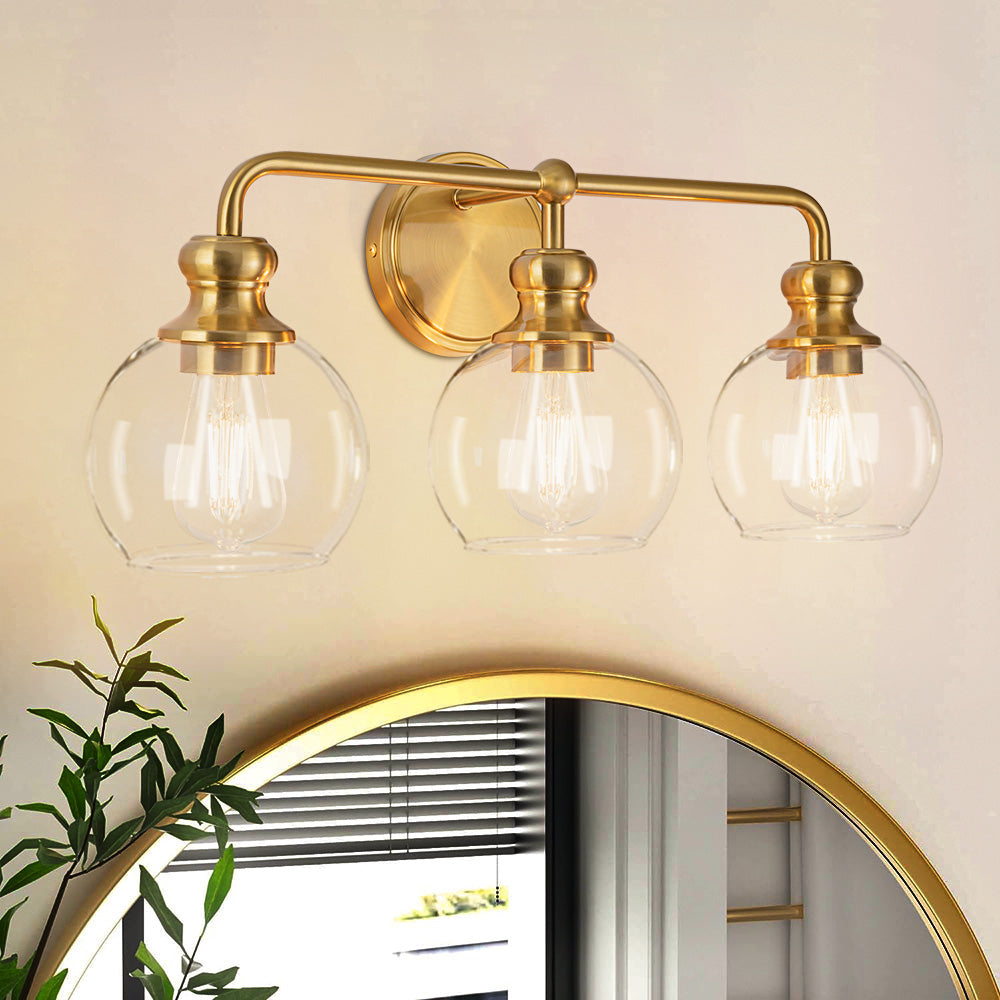 Irvine Gold Modern 3-Light Vanity Light