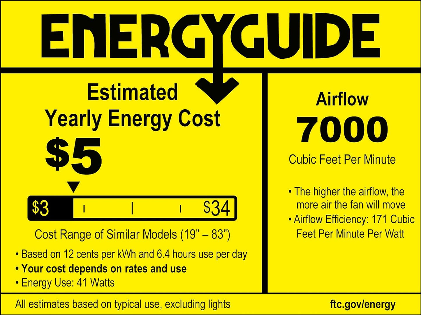 AeroBlade 64" 5-Blade 6-Speed Grey & Brushed Nickel Ceiling Fan with Light