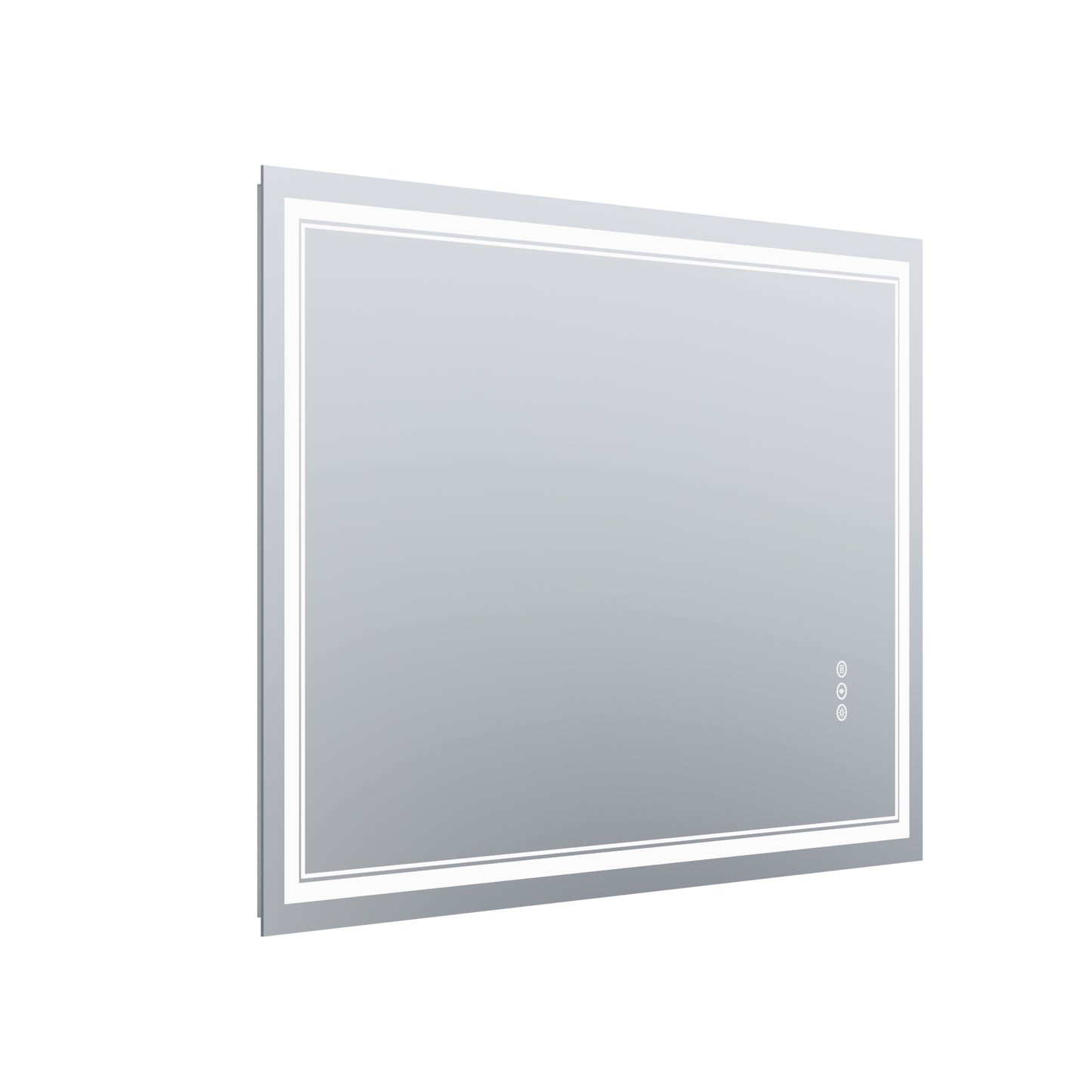 GlareGuard 32x48" Rectangular Anti-Fog Dimmable Backlit LED Bathroom Vanity Mirror