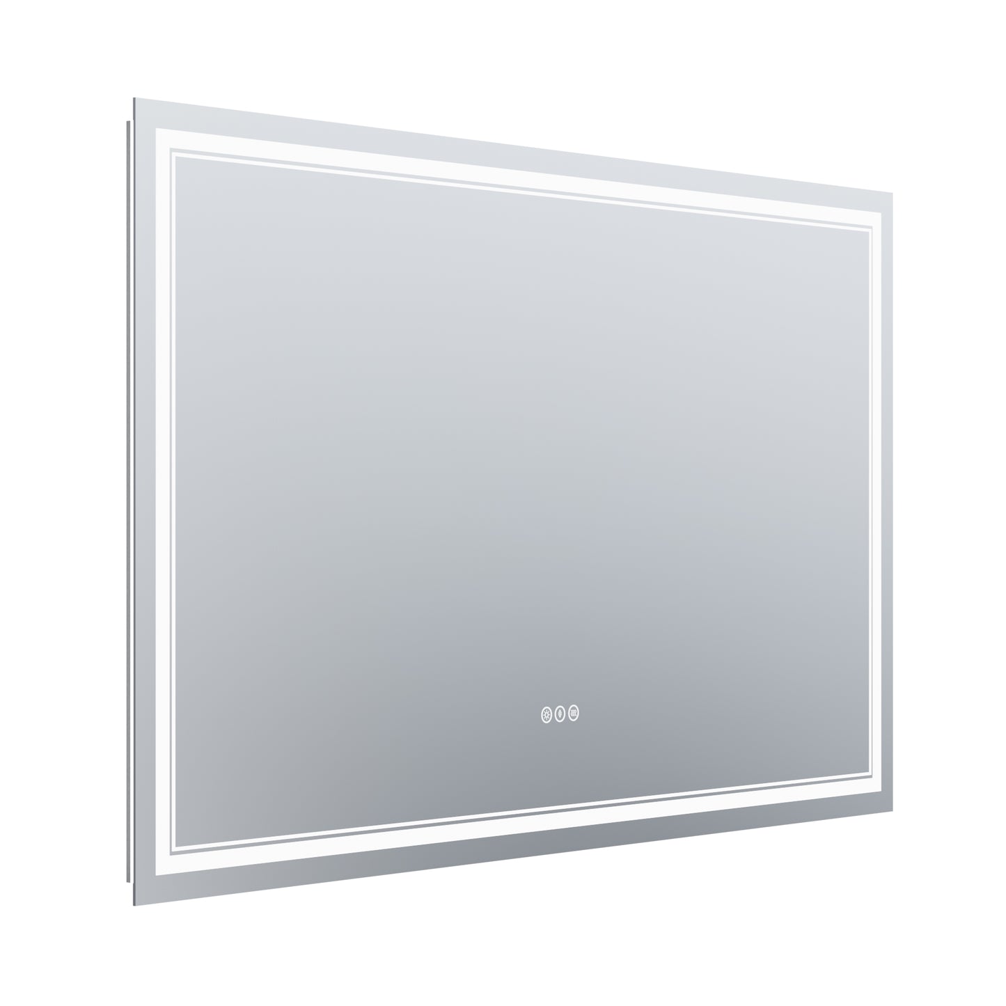 GlareGuard 36x60" Rectangular Anti-Fog Dimmable Backlit LED Bathroom Vanity Mirror