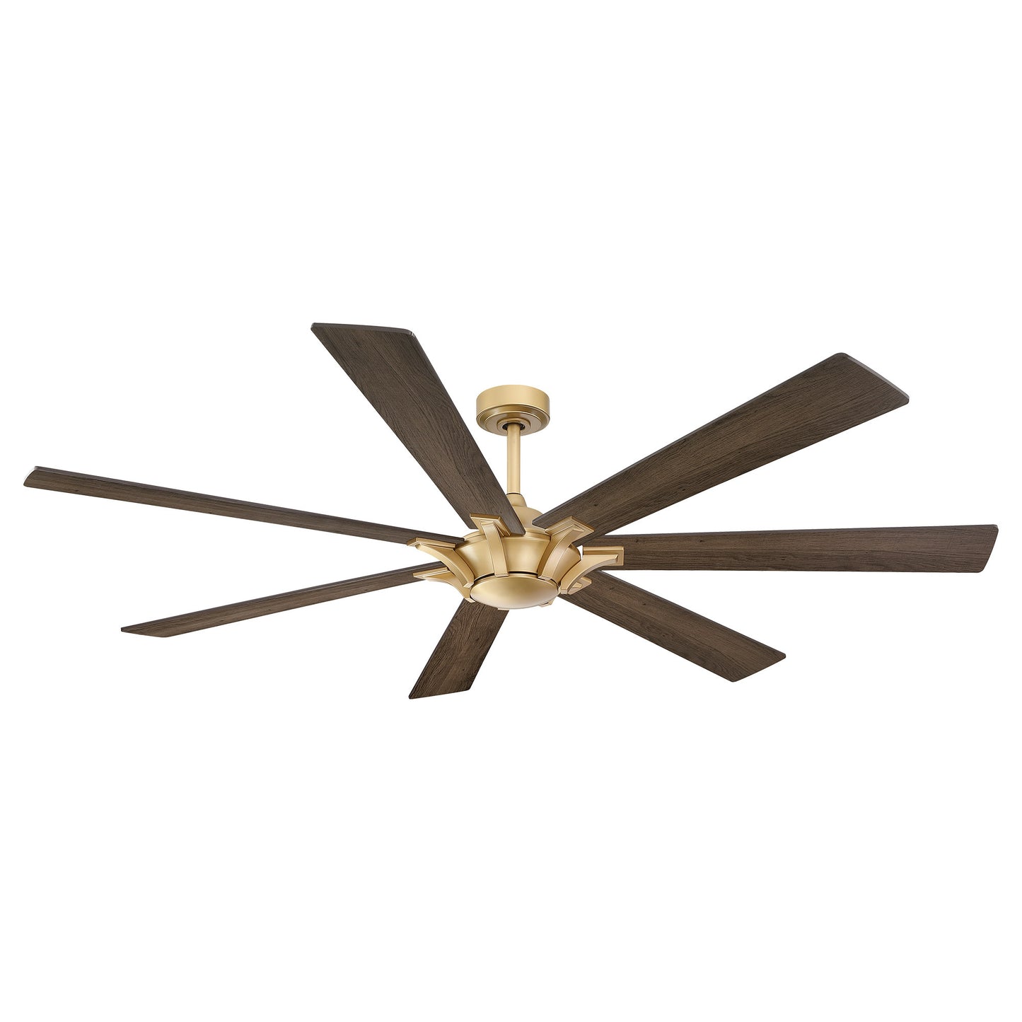 BreezeLite Modern Gold 72" Reversible 7-Blade Ceiling Fan