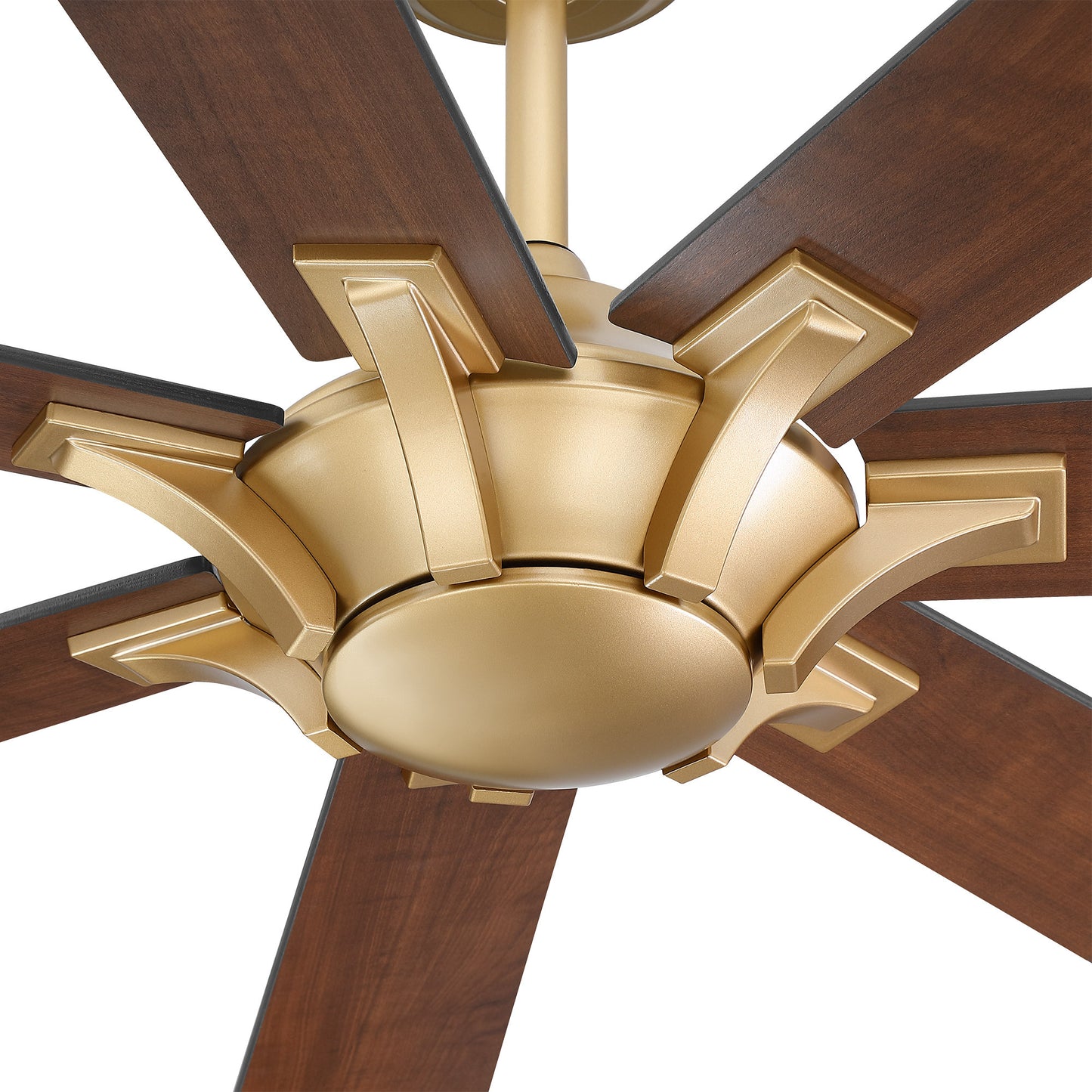 BreezeLite Modern Gold 72" Reversible 7-Blade Ceiling Fan