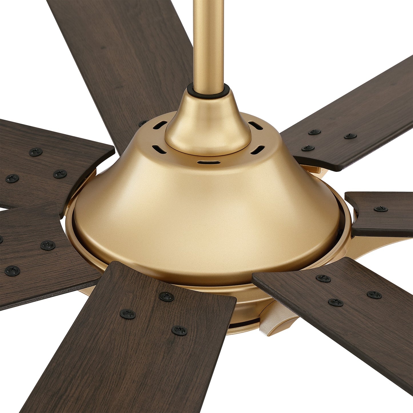 BreezeLite Modern Gold 72" Reversible 7-Blade Ceiling Fan