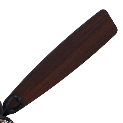 BreezeLite 48" Industrial Oil Rubbed Bronze Glass Ceiling Fan