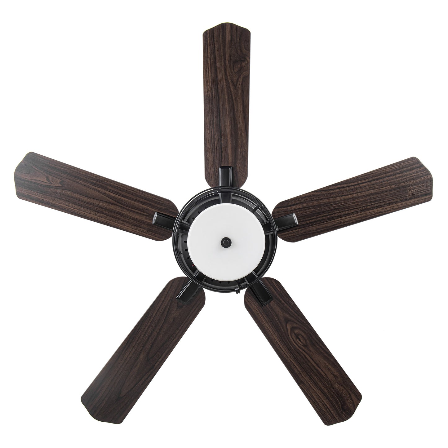 BreezeLite 48" Industrial Black Reversible Caged Ceiling Fan