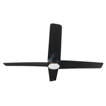 BreezeLite Modern 60" Gold and Black LED Ceiling Fan