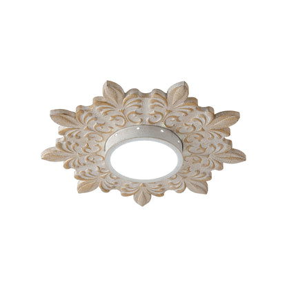 Lusteria 22" White Modern Sunburst Flush Mount LED Light