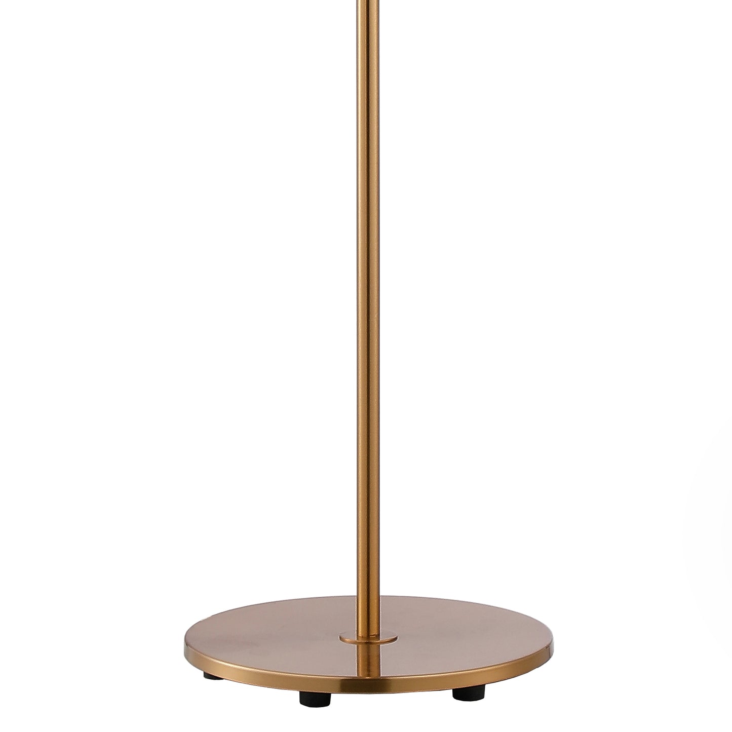 Lusteria 58" Tall 1-Light Golden Crystal Shade Modern Floor Lamp