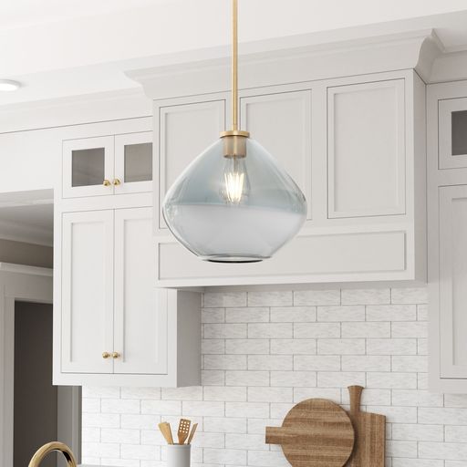 Pheobe 1-light Modern Handblown Glass Pendant Light