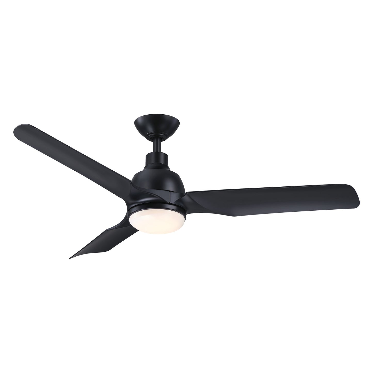 Royal Gust Modern 52" Black Indoor Integrated LED Ceiling Fan