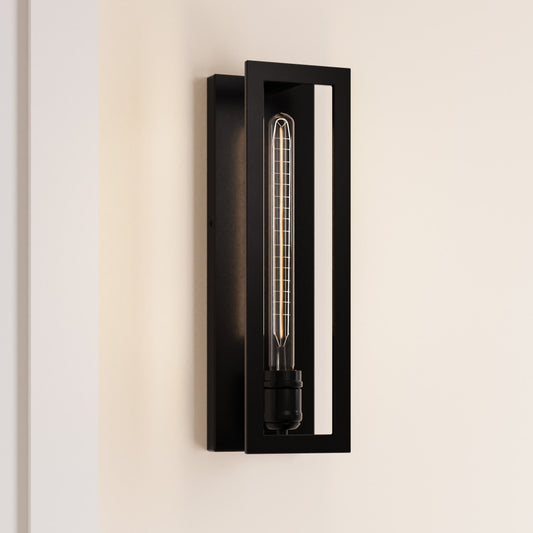 Adelman Black 1-Light Wall Sconce