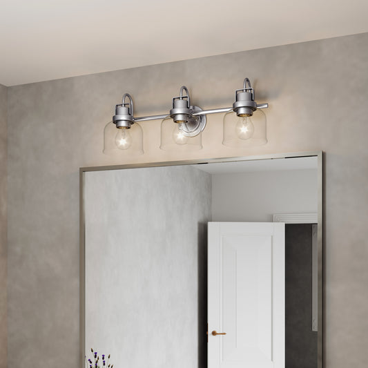 Brighton 3-Light Chrome Dimmable Bathroom Vanity Light