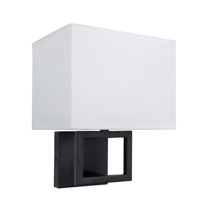 Pressley Matte Black 1-Light Dimmable Wall Sconce