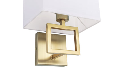 Pressley 1-Light Gold Dimmable Wall Sconce