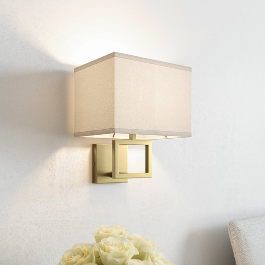 Pressley 1-Light Gold Dimmable Wall Sconce