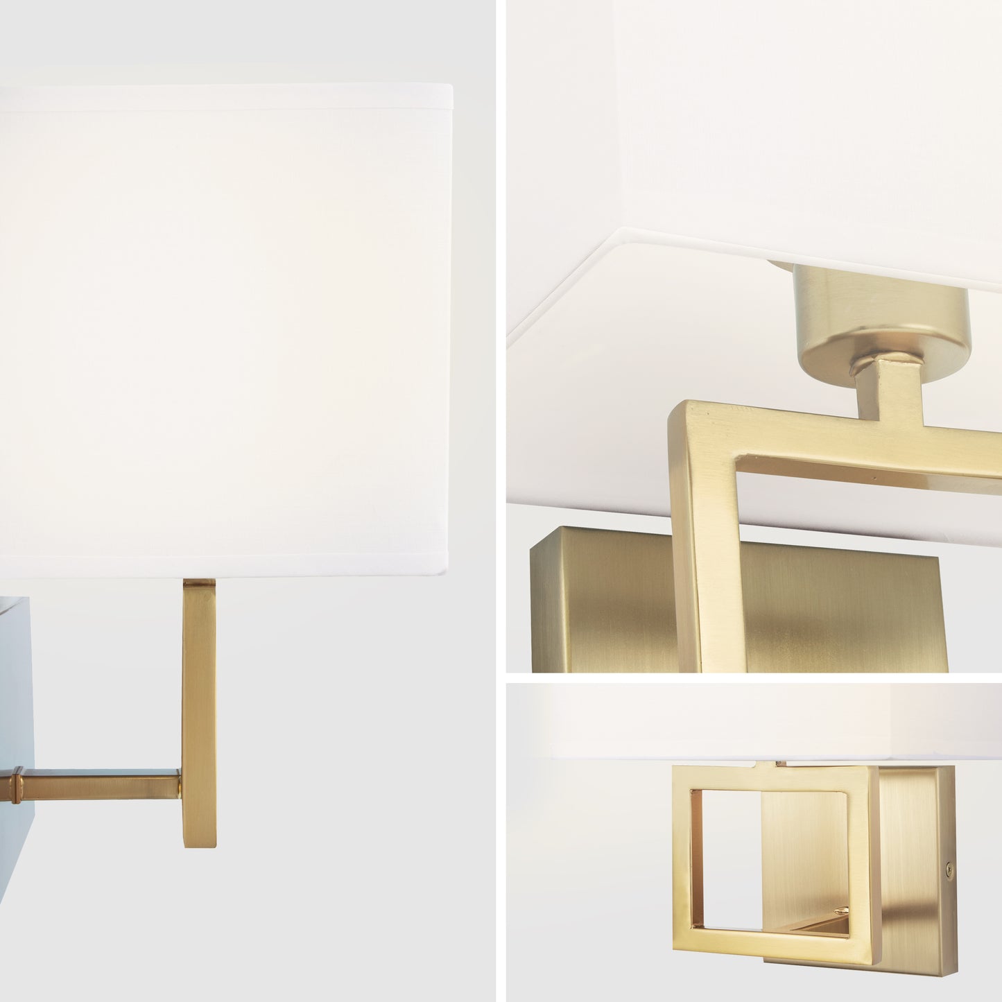 Pressley 1-Light Gold Dimmable Wall Sconce