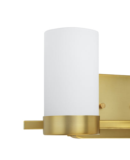 Revis 2-Light Gold Dimmable Bathroom Vanity Light