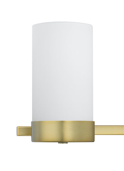 Revis 3-Light Gold Dimmable Bathroom Vanity Light